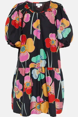 Velvet Rachel floral printed mini dress