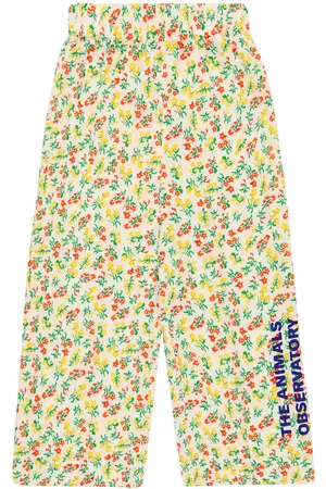 The Animals Observatory Emu printed cotton pants