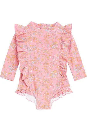Louise Misha Baby Aurelie floral rashguard swimsuit