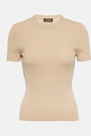 Loro Piana Ribbed-knit cashmere top