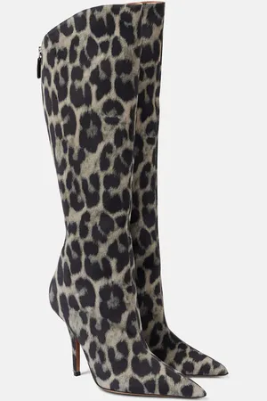 PARIS TEXAS Jessica 105 calf hair knee-high boots