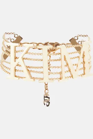 Dolce & Gabbana X Kim embellished chain necklace