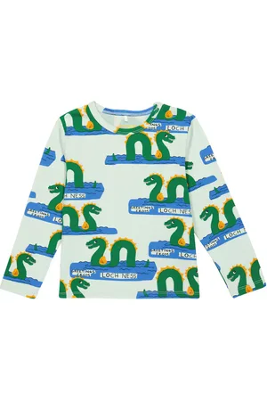 Mini Rodini Printed cotton-blend top