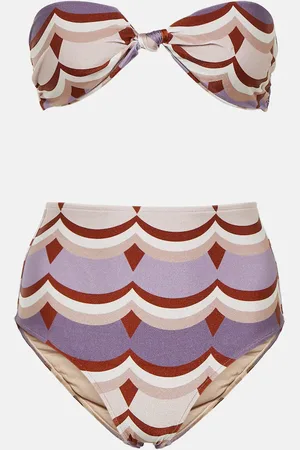 Adriana Degreas Vintage Waves printed bikini