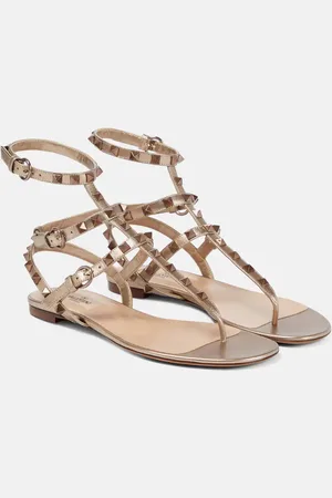 VALENTINO GARAVANI VLogo leather thong sandals