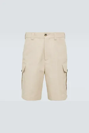 Loro Piana Bizen cotton and linen cargo shorts