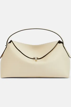 Totême T-Lock Medium leather tote bag
