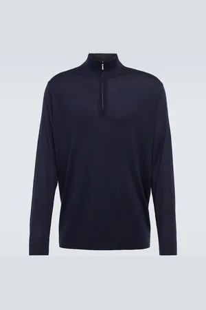 Loro Piana Mezzocollo wool, cashmere, and silk sweater