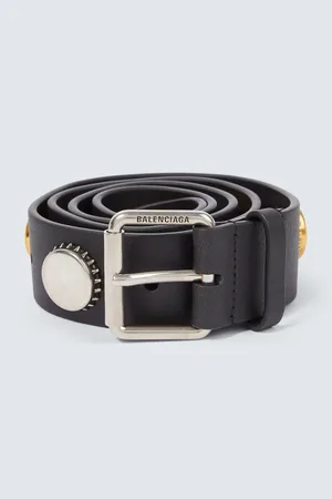 Balenciaga Embellished leather belt