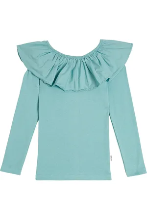 Molo Renate ruffled cotton-blend top