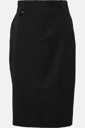 Jacquemus La Jupe Bari virgin wool midi skirt