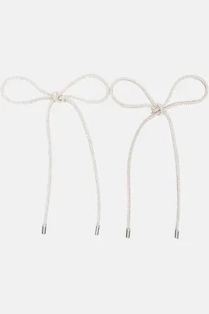 Jennifer Behr Ava set of 2 bow-detail bobby pins