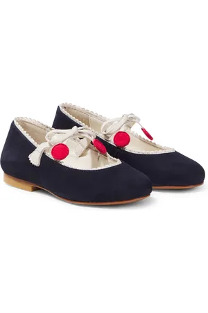 BONPOINT Emilda suede Mary Jane flats