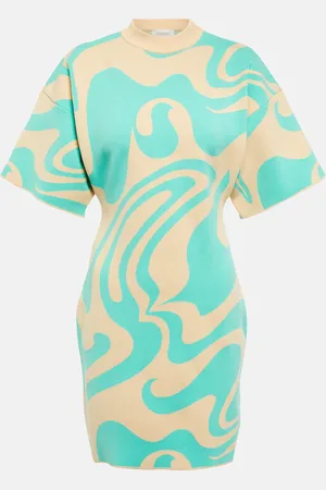 Sportmax Ornati jacquard minidress
