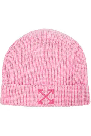 OFF-WHITE Logo cotton beanie