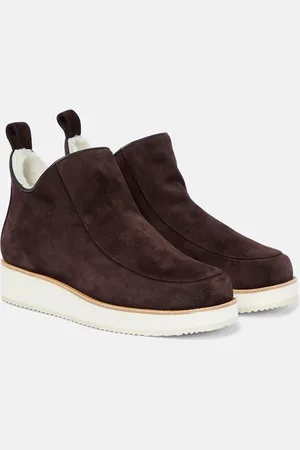 GABRIELA HEARST Harry shearling-lined suede ankle boots