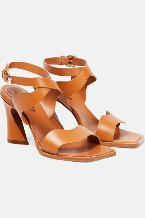 ZIMMERMANN Wavy 85 leather sandals