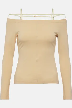 Jacquemus Le T-Shirt Sierra cotton-blend top