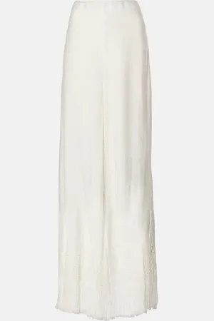 Stella McCartney Fringed wide-leg pants