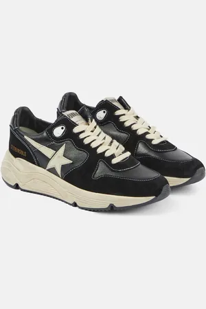Golden Goose Running Sole suede and leather sneakers