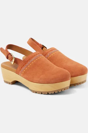 See by Chloé See By ChloÃ© Pheebe suede clogs