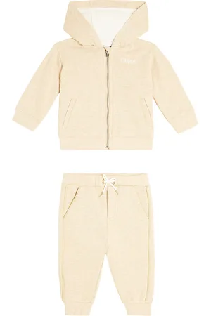 Chloé ChloÃ© Kids Baby cotton sweatshirt and sweatpants suit