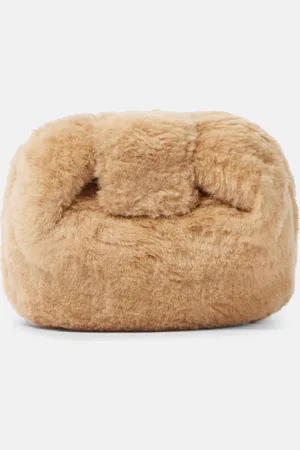 GABRIELA HEARST Soft Demi faux shearling clutch