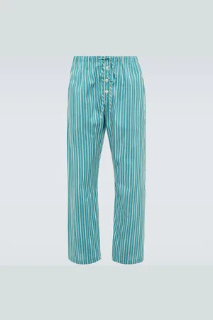 BODE Shore Stripe cotton-blend pajama pants