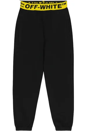 OFF-WHITE Logo cotton jersey sweatpants