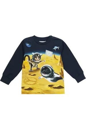 Molo Baby Eloy printed cotton-blend sweatshirt