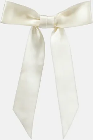 Jennifer Behr Virginia silk satin bow barrette