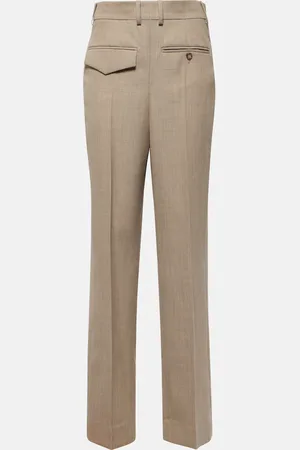 Victoria Beckham Virgin wool straight pants