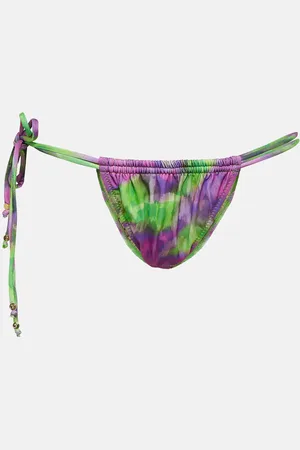 Bananhot Seychelle ruched triangle bikini bottoms