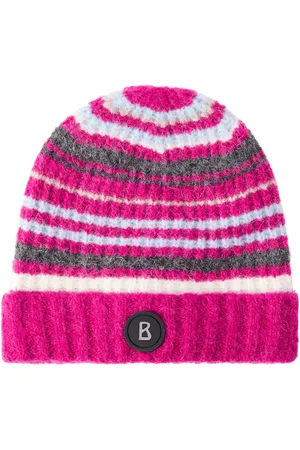 Bogner Nyah striped wool-blend beanie
