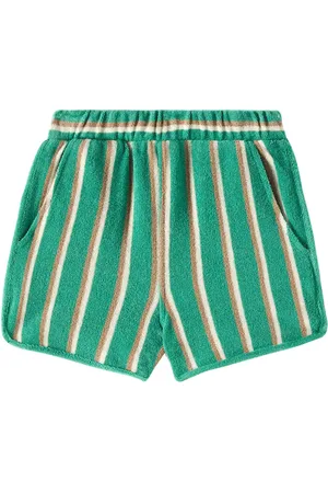 Louise Misha Jivo striped cotton terry shorts