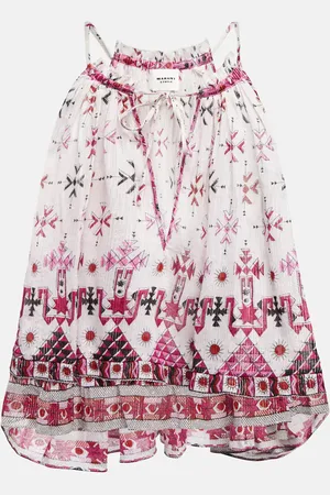 Marant Etoile Fabino printed cotton top