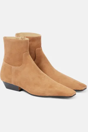 Khaite Marfa suede ankle boots