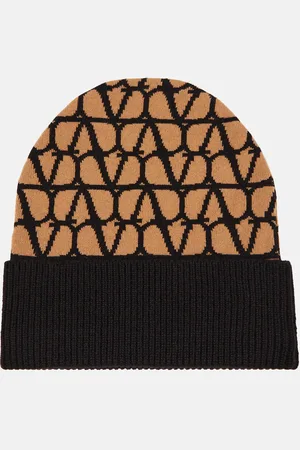 VALENTINO Toile Iconographe cashmere beanie