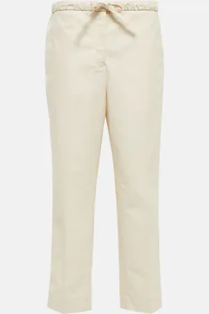 Jil Sander High-rise cotton pants