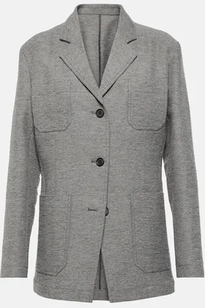 Totême Fitted wool-blend blazer