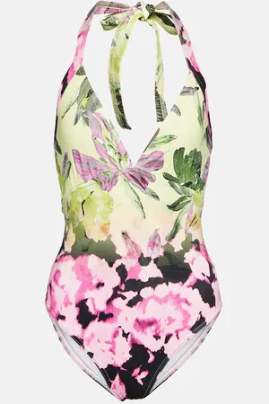 DRIES VAN NOTEN Floral printed swimsuit