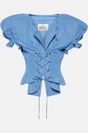 Vivienne Westwood Kate striped cotton top