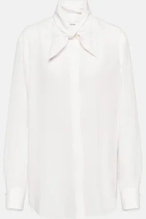 Chloé ChloÃ© Tie-neck silk shirt