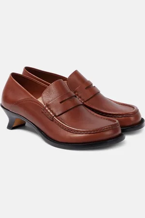 Loewe Campo leather loafers