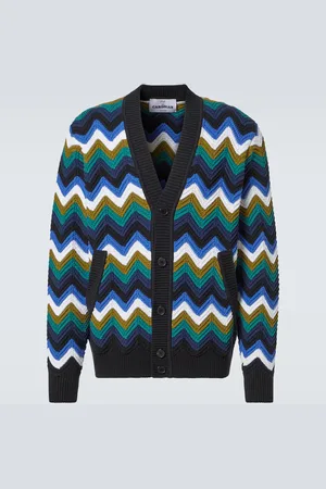 Missoni Zigzag cotton-blend lamÃ© cardigan