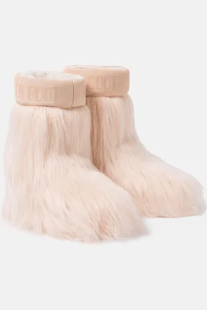Moon Boot Icon Yeti faux fur-trimmed snow boots