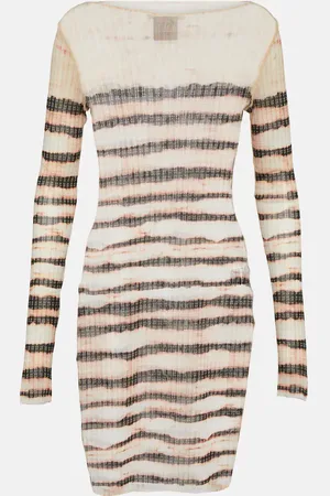 Jean Paul Gaultier X KNWLS striped minidress
