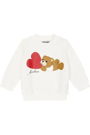 Moschino Baby printed cotton-blend sweatshirt