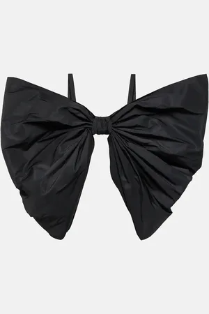 Nina Ricci Bow-detail taffeta top