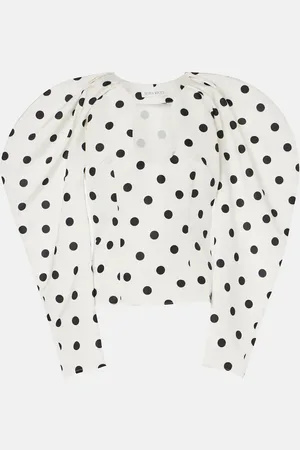 Nina Ricci Polka-dot taffeta top